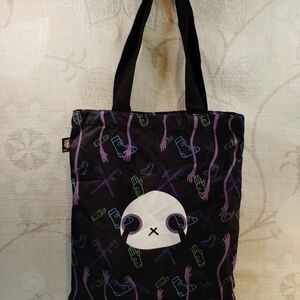 Black and Purple Tote Bag